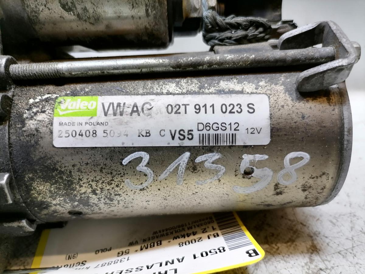 VW Polo 9N3 original Anlasser Starter 1,2 44kw Bj.2008